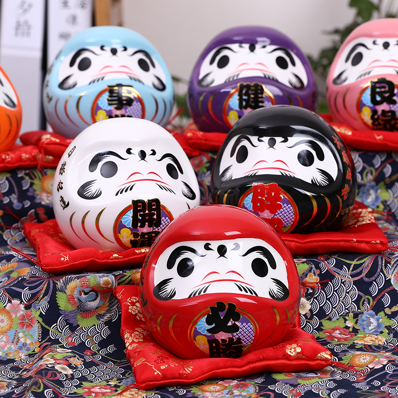 ดารุมะ Daruma ตุ๊กตาแห่งความหวัง ของขวัญ พร้อมกล่อง/ขนาด 10.5 cm.