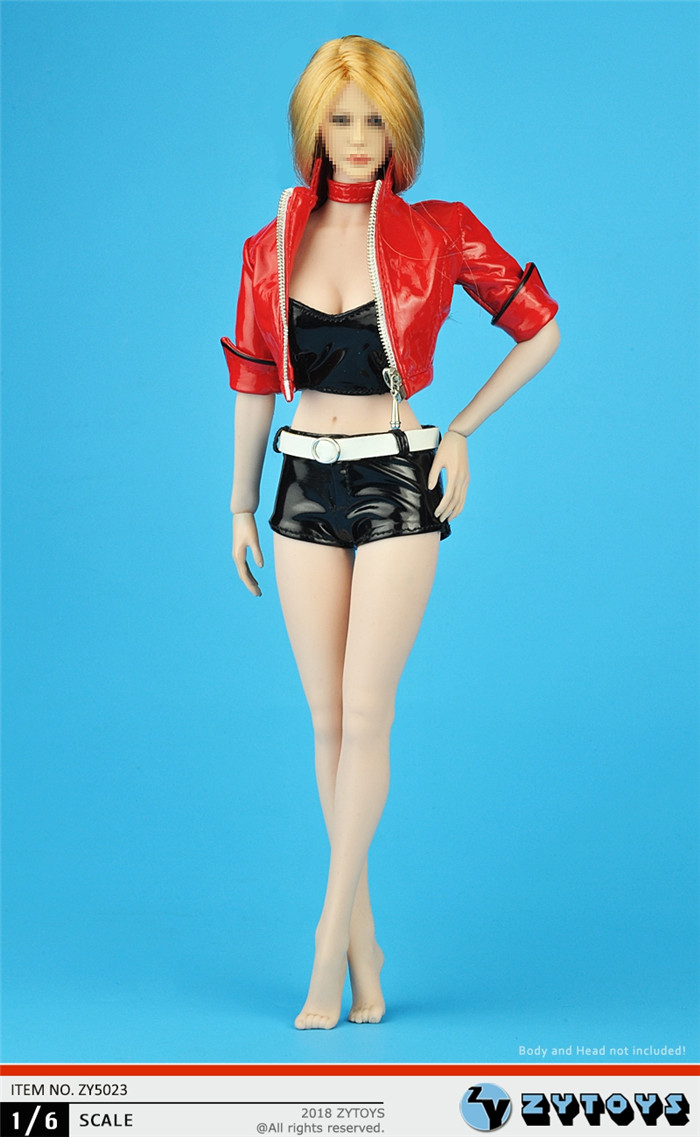 ZY Toys ZY5023 Women's short leather hot pants set