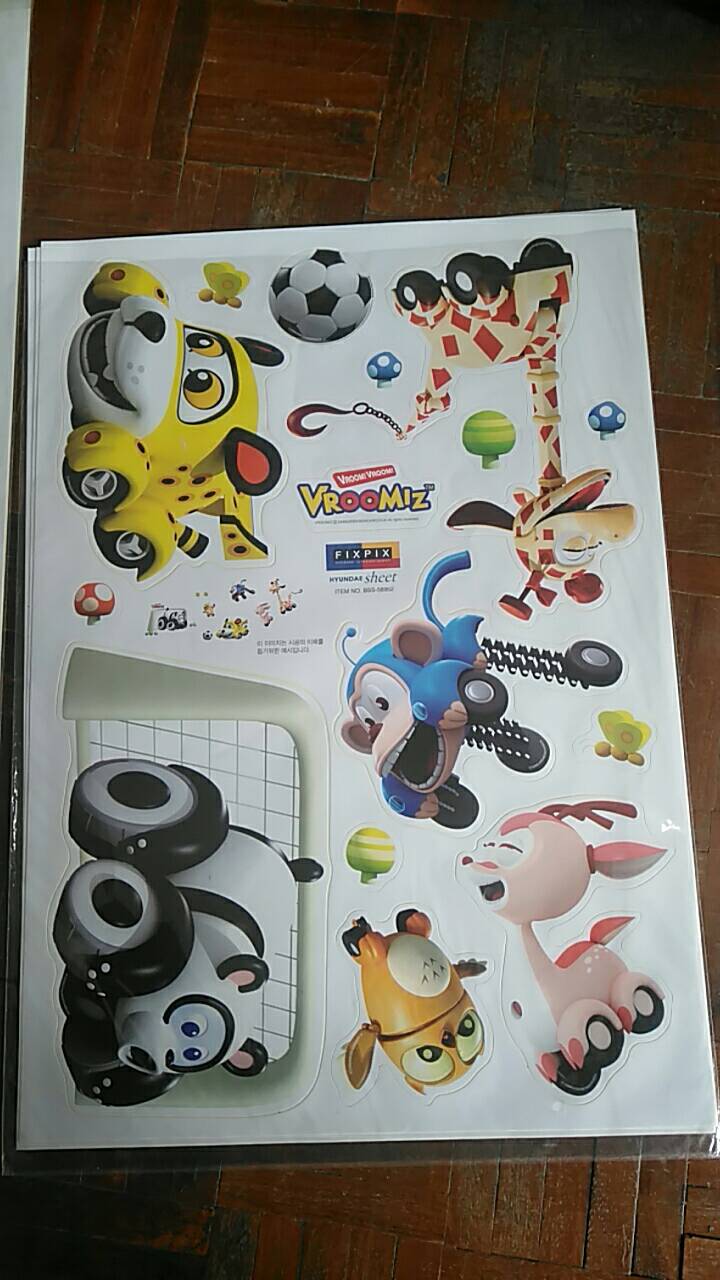 BSS-58952 Wall sticker Cartoon funny 35x50 cm