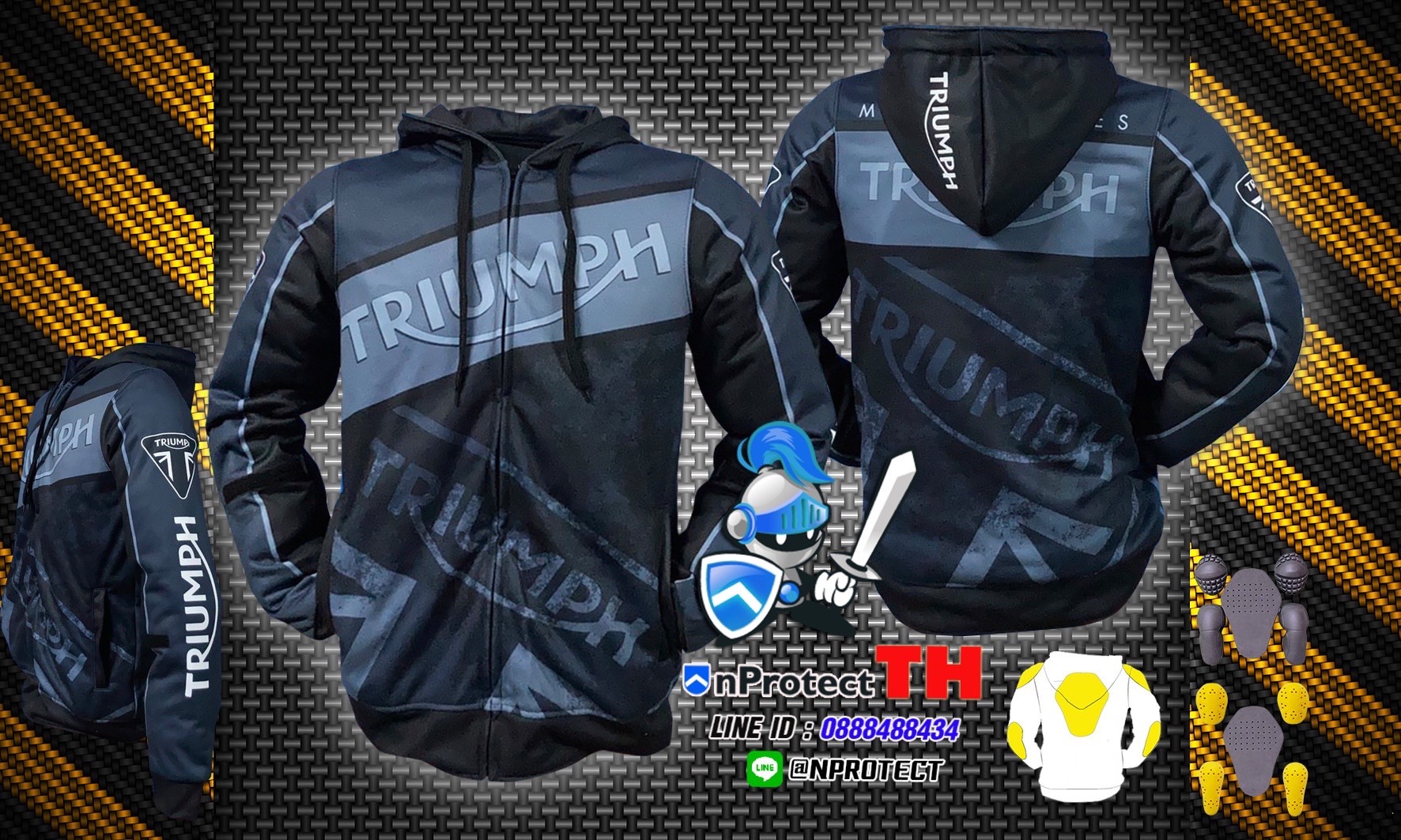 เสื้อการ์ดไทรอั้ม TRIUMPH