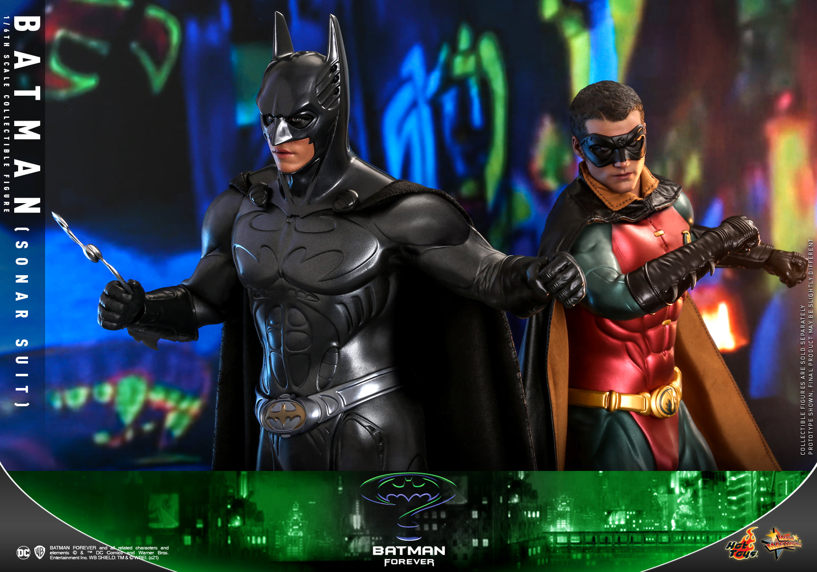 Hot Toys MMS593 1/6 Batman Forever - Batman (Sonar Suit)