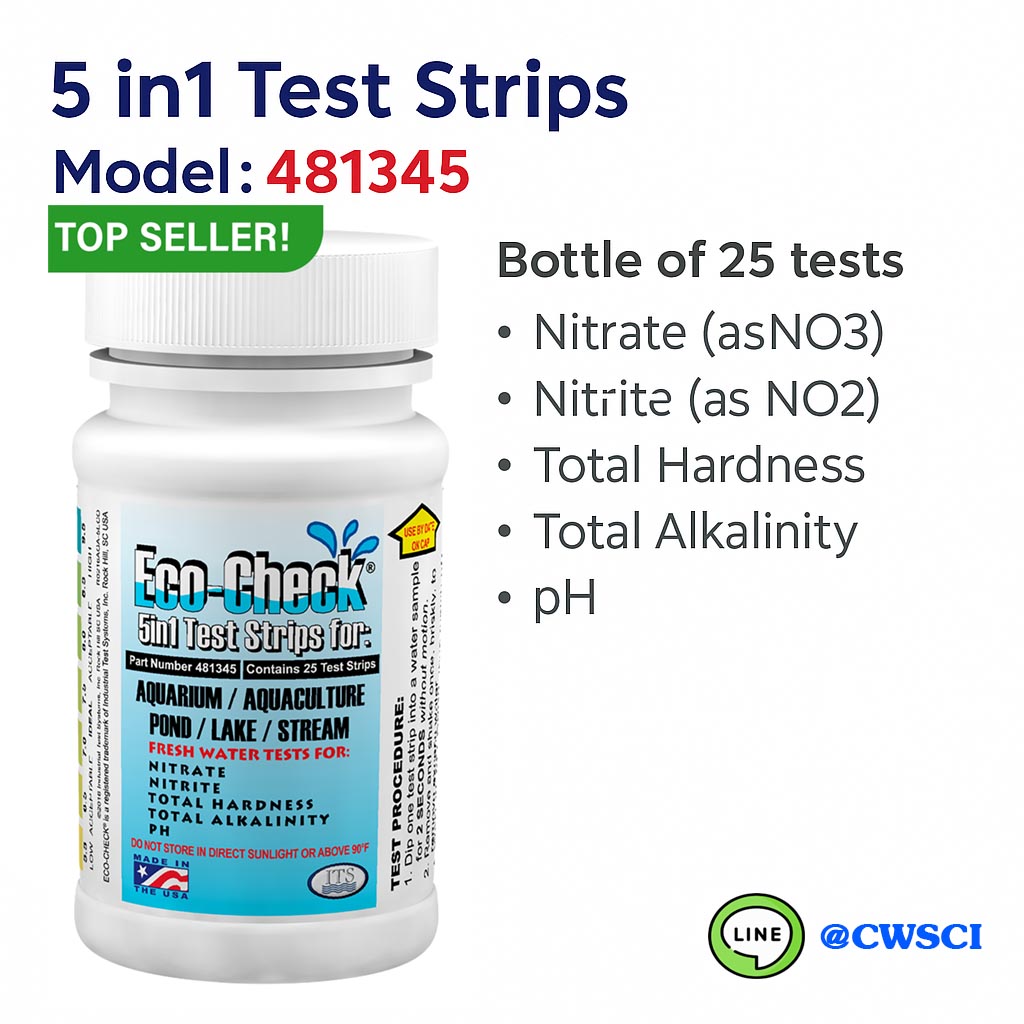 Eco-Check® 5 in1 Test Strips (25test/ชุด)