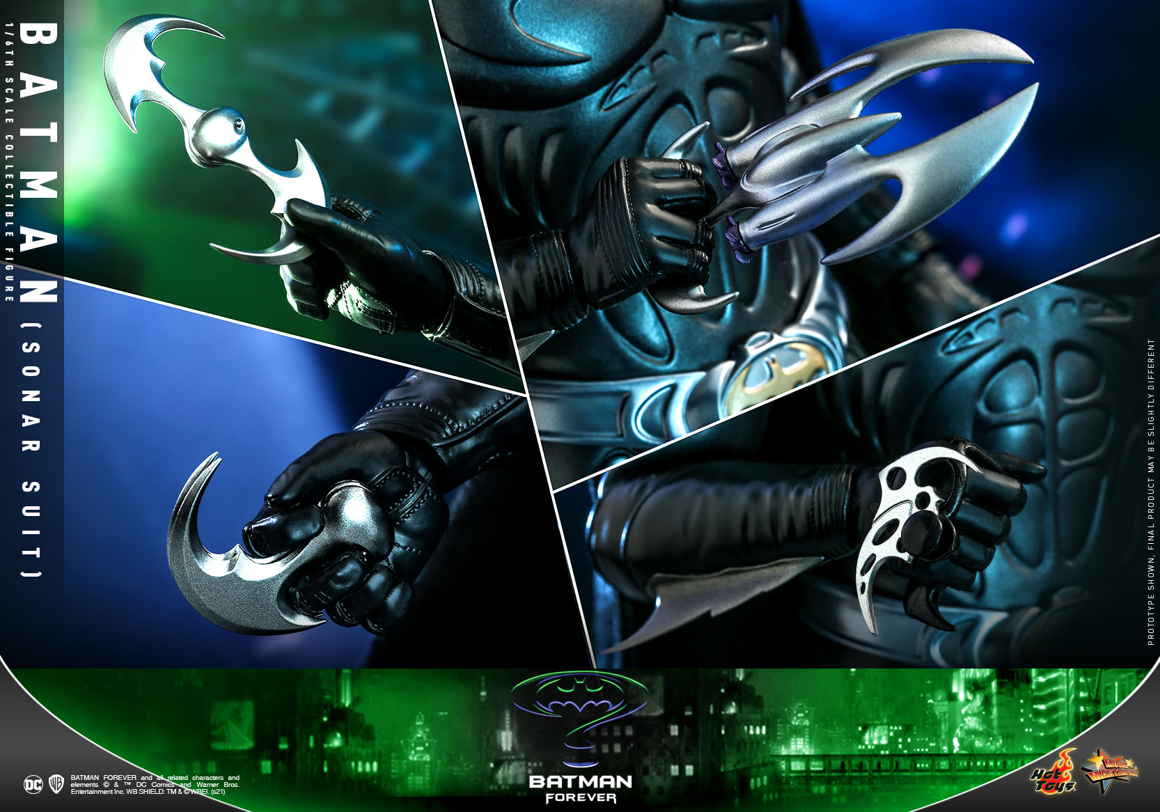 Hot Toys MMS593 1/6 Batman Forever - Batman (Sonar Suit)