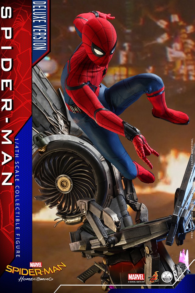 Hot Toys QS015 Spider-Man: Homecoming 1/4 Spider-Man (Deluxe Version)