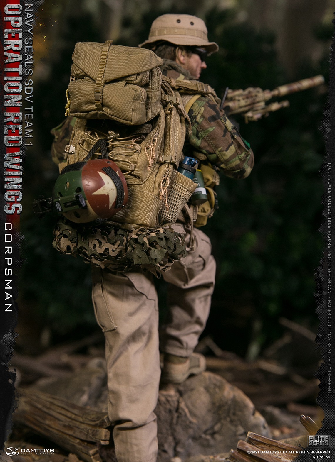DAMTOYS 78084 1/6 Operation Red Wings: Navy Seals SDV Team 1 - Corpsman