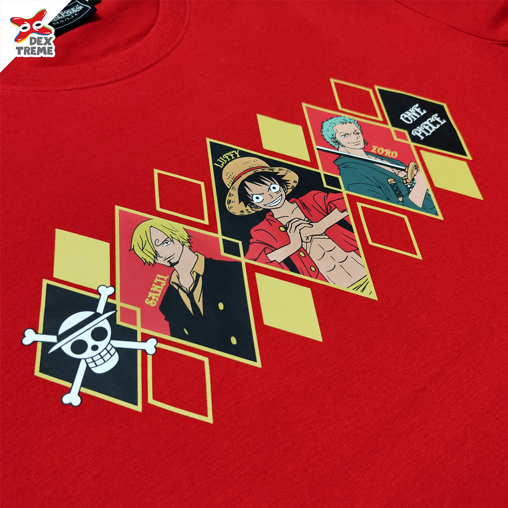 เสื้อวันพีซ Tees OP Luffy,Zoro,Sanji