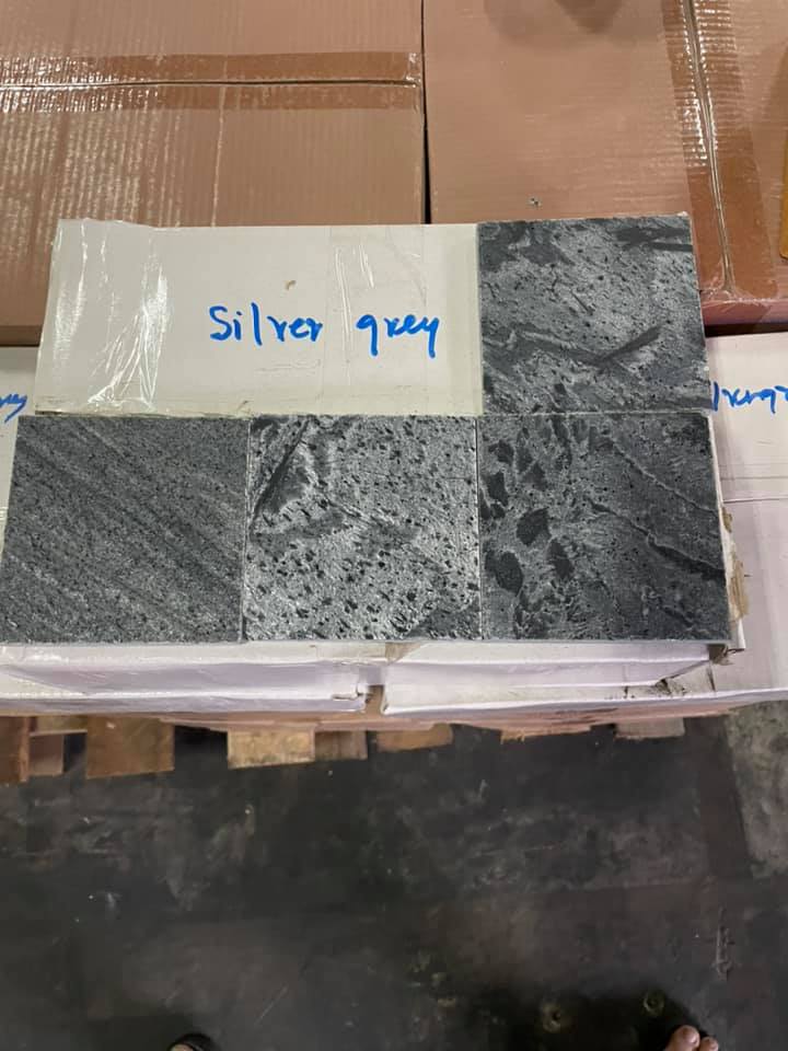 หินธรรมชาติ ตกแต่งบ้าน คริสตัล ดํา เทา เงิน ขาวขุ่น