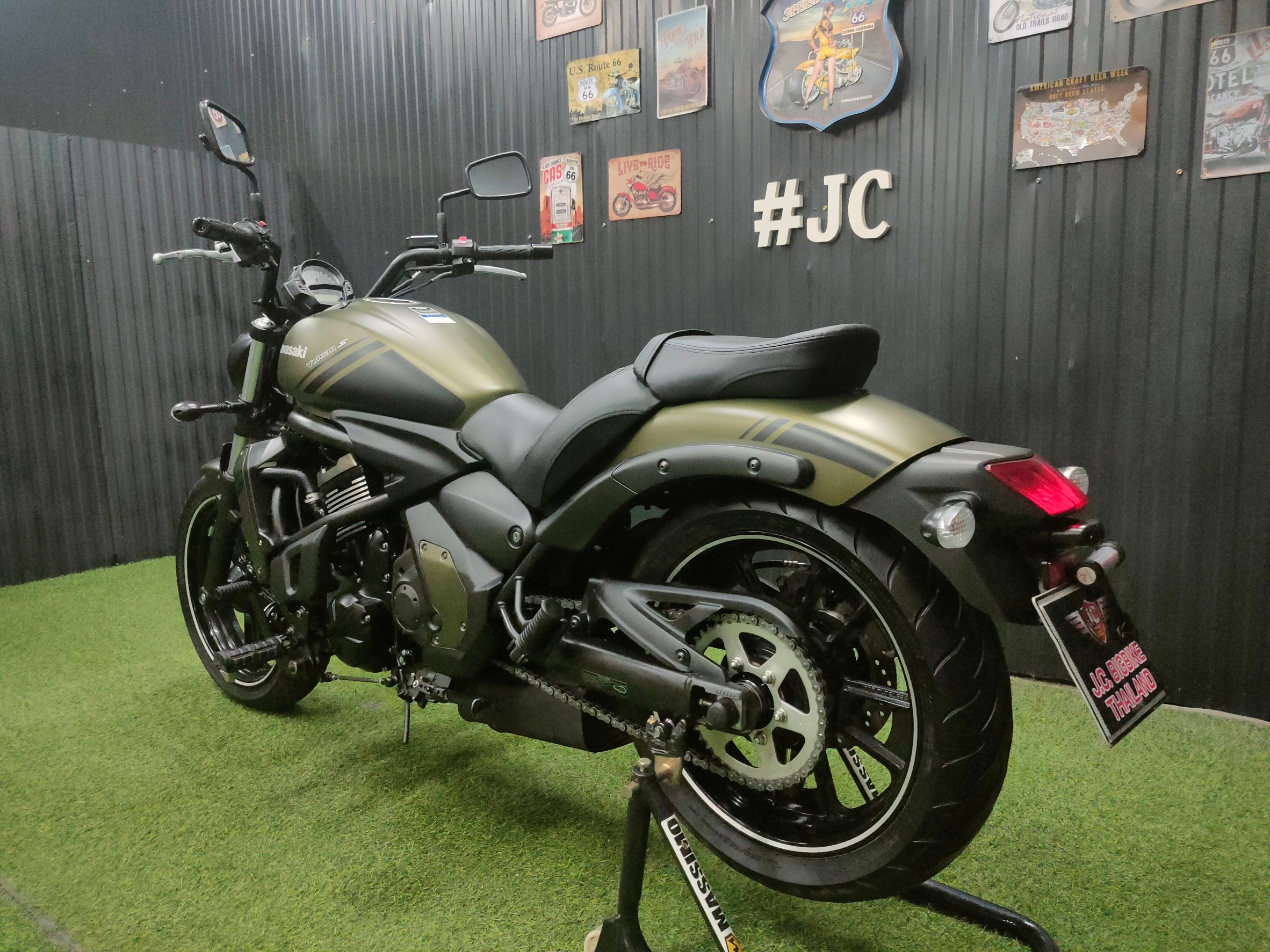 สวยสุดตั้งแต่ขายรุ่นนี้มาแล้ว ⁉️ Vulcan650s ABS ปลายปี2019 "นางฟ้ามือเดียว" สีทหารมาดเข้ม