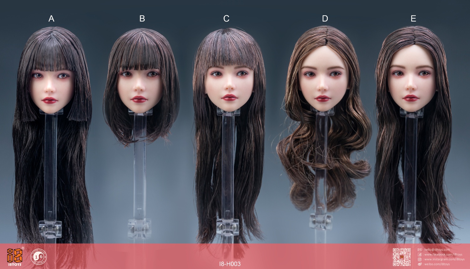 I8TOYS I8-H003 1/6 Movable Eye Headsculpt Xiaoqi Yuki