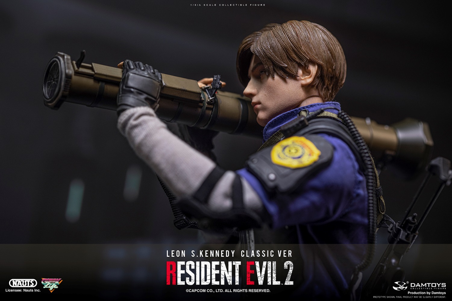 DAMTOYS DMS037 1/6 RESIDENT EVIL 2 - LEON S.KENNEDY (CLASSIC VER)