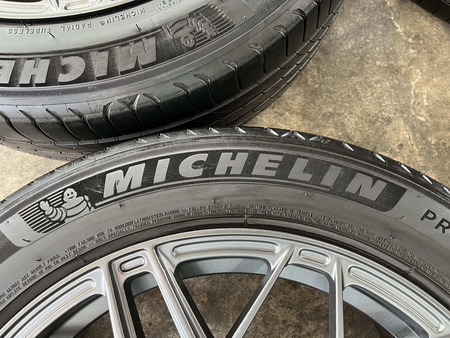 ✨ล้อแม็ก✨5รู114 ขอบ 18 พร้อมยาง 235-50-18 Michelin ปลายปี 20