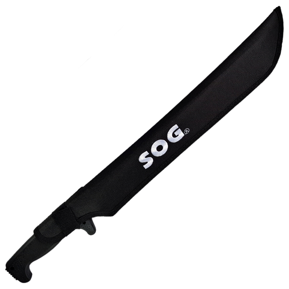 มีดเดินป่า มีดมาเชเต้ มีดใบตาย SOG SOGfari Machete ยาว 21 นิ้ว (53 ซม.) ใบมีดสีดำพร้อมซองผ้าไนล่อนสำหรับเก็บมีด