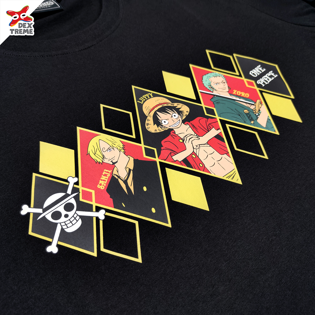 เสื้อวันพีซ Tees OP Luffy,Zoro,Sanji