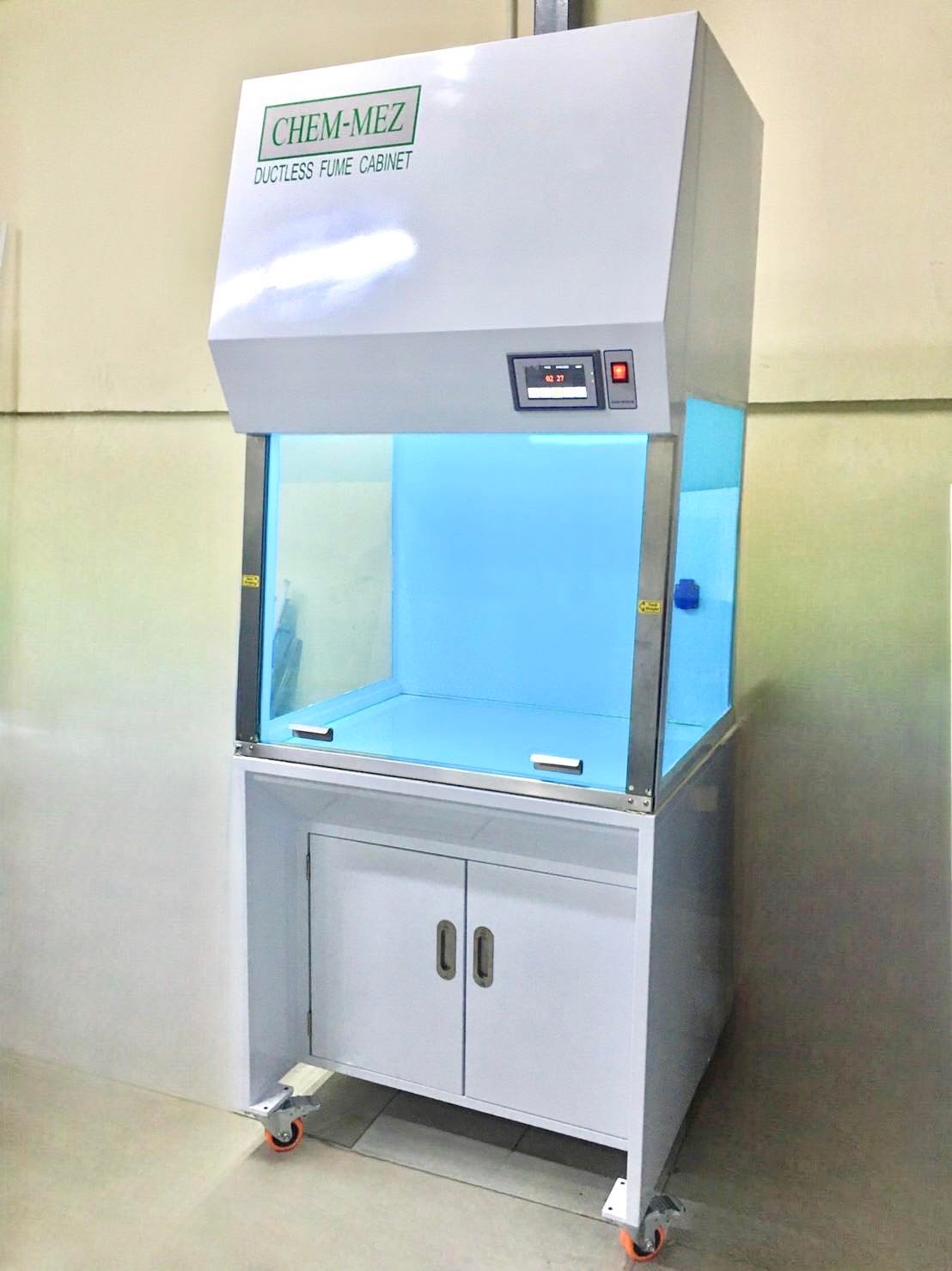 ตู้ดูดควัน Fume Hood-Chemmez ตู้ดูดไอสารเคมีและกลิ่น แบบไม่ต่อท่อ หน้ากว้าง 0.8 เมตร
