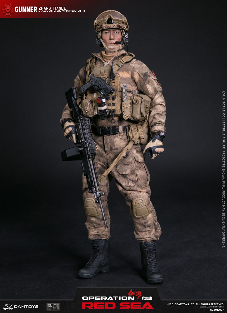 DAMTOYS DMS007 OPERATION RED SEA - GUNNER ZHANG TIANDE