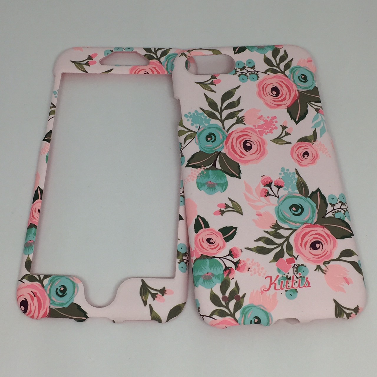เคสคูทิส (Kutis) ไอโฟน7,8 (ลายดอกไม้)มาใหม่ เคสประกบหน้า-หลัง