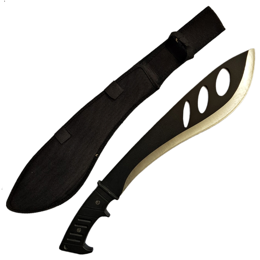 มีดใบตาย มีดมาเชเต้ Machete ขนาด 16.9 นิ้ว (43 ซม.) พร้อมซองไนล่อนสำหรับเก็บมีด