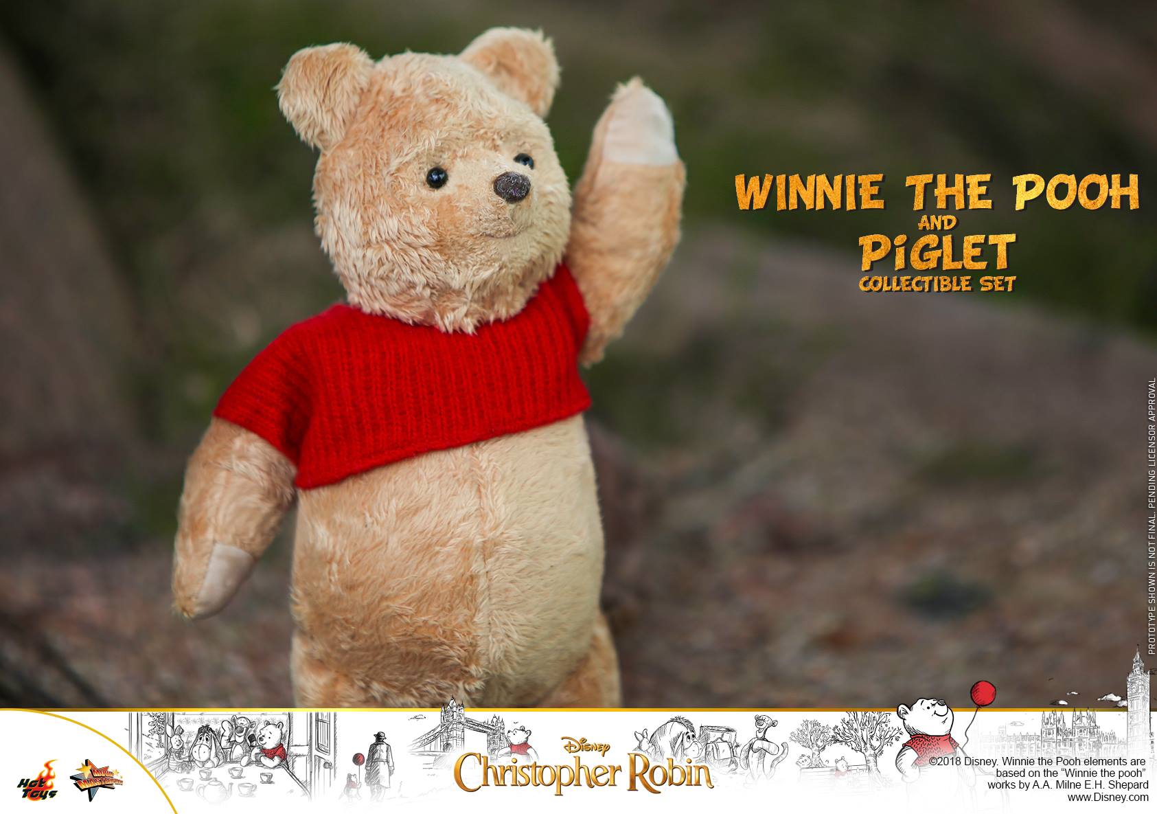 Hot Toys MMS503 CHRISTOPHER ROBIN - WINNIE THE POOH AND PIGLET
