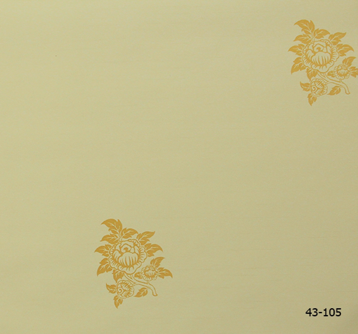 วอลเปเปอร์ลายไทย ลายดอกไม้ไทย สีเหลือง