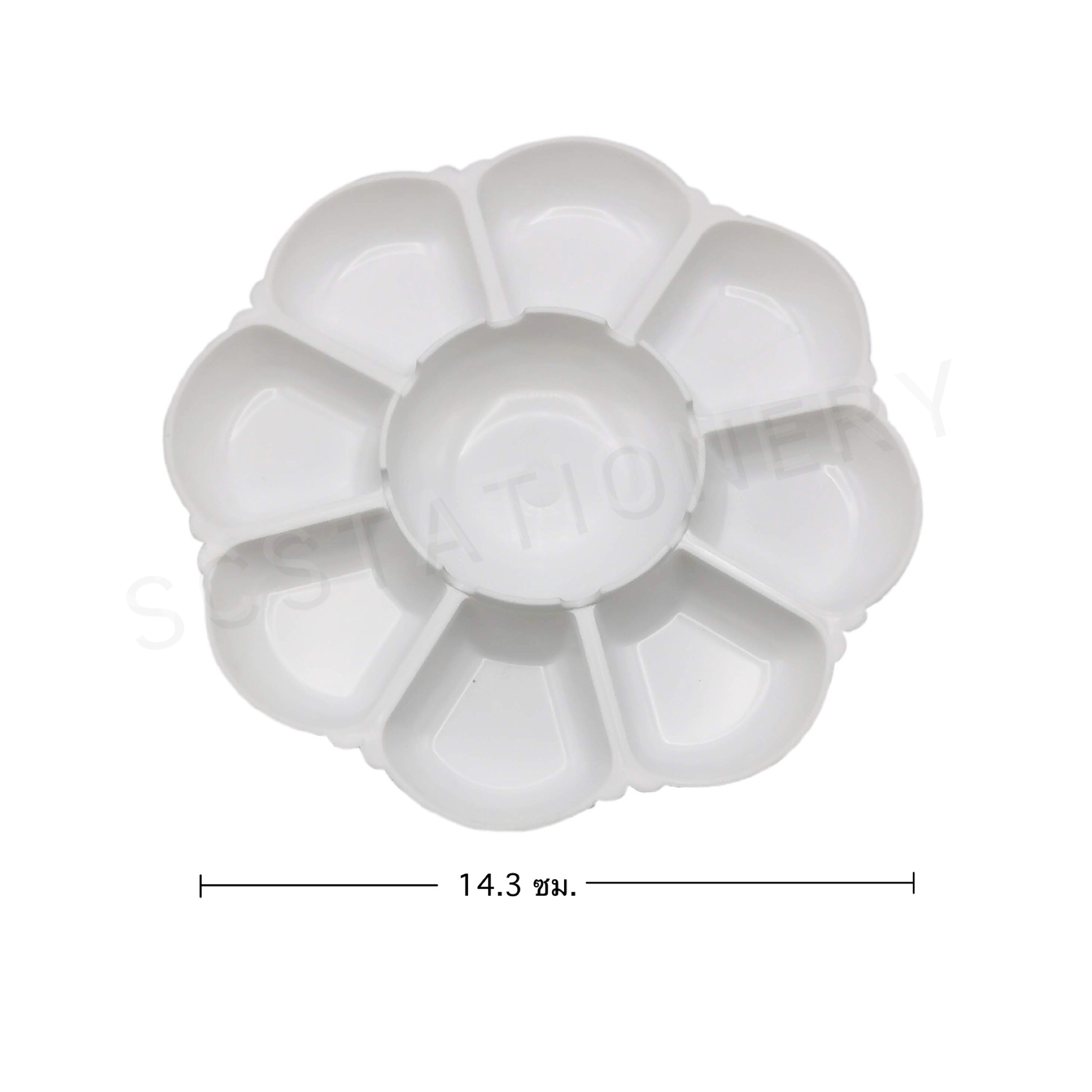 จานสีขาว ขนาด 14.3ซม. NO.MP-1