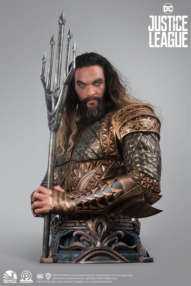 Infinity Studio IFDC0004 1/1 Justice League - Aquaman (Life Size Bust)