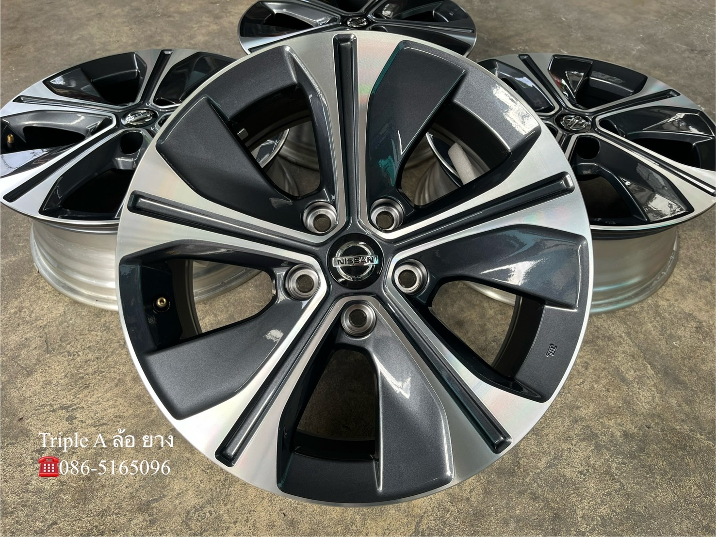 ✨ล้อแม็กป้ายแดง 5รู114✨Nissan KICKS รุ่นใหม่ล่าสุด ขอบ 17💖ใหม่กริ๊บ💖