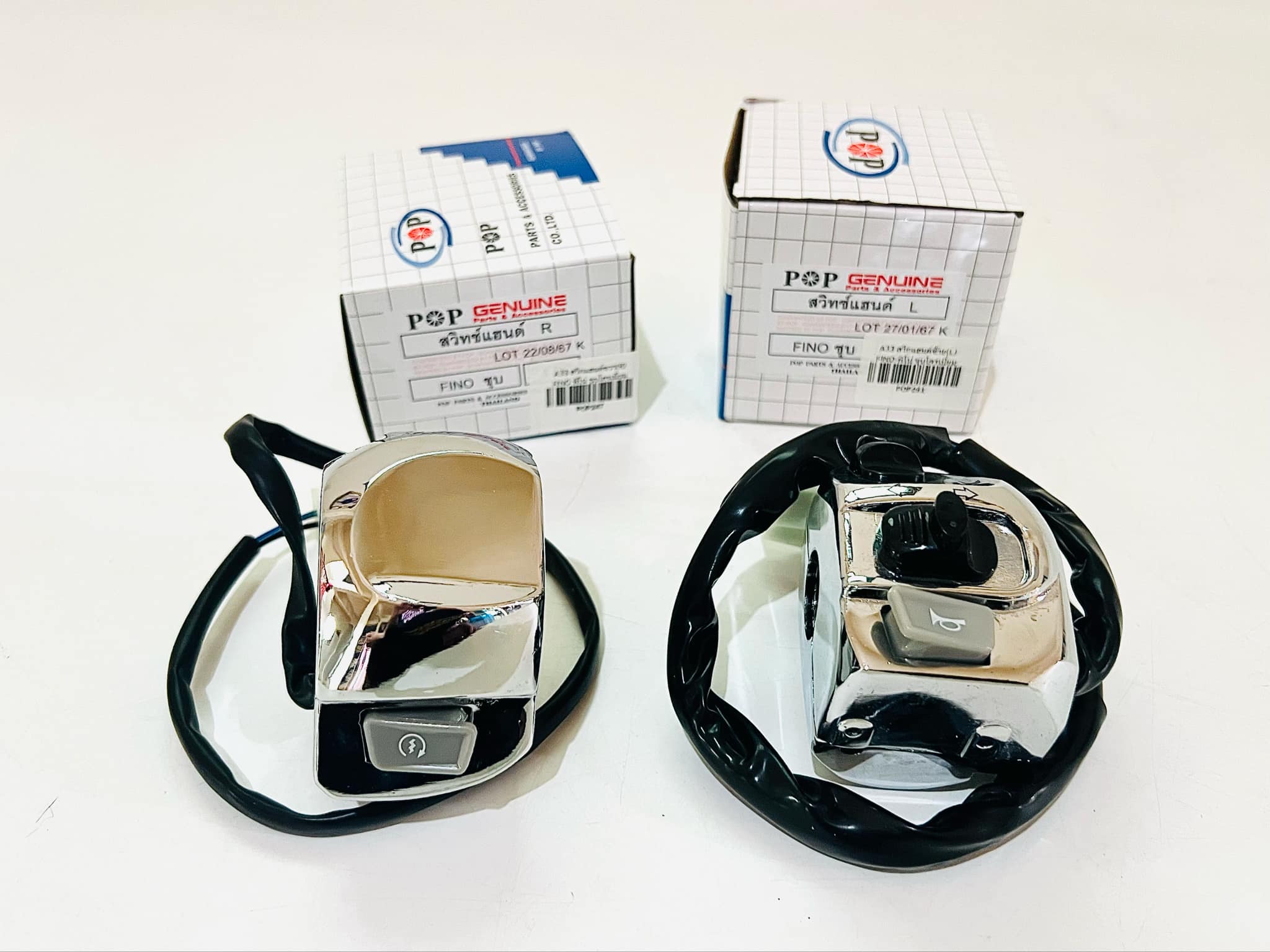 สวิทแฮนด์ ฟีโน่ Fino ซ้าย+ขวา สตาร์ทเท้า 1 คู่ เลือกสีได้เลย A33