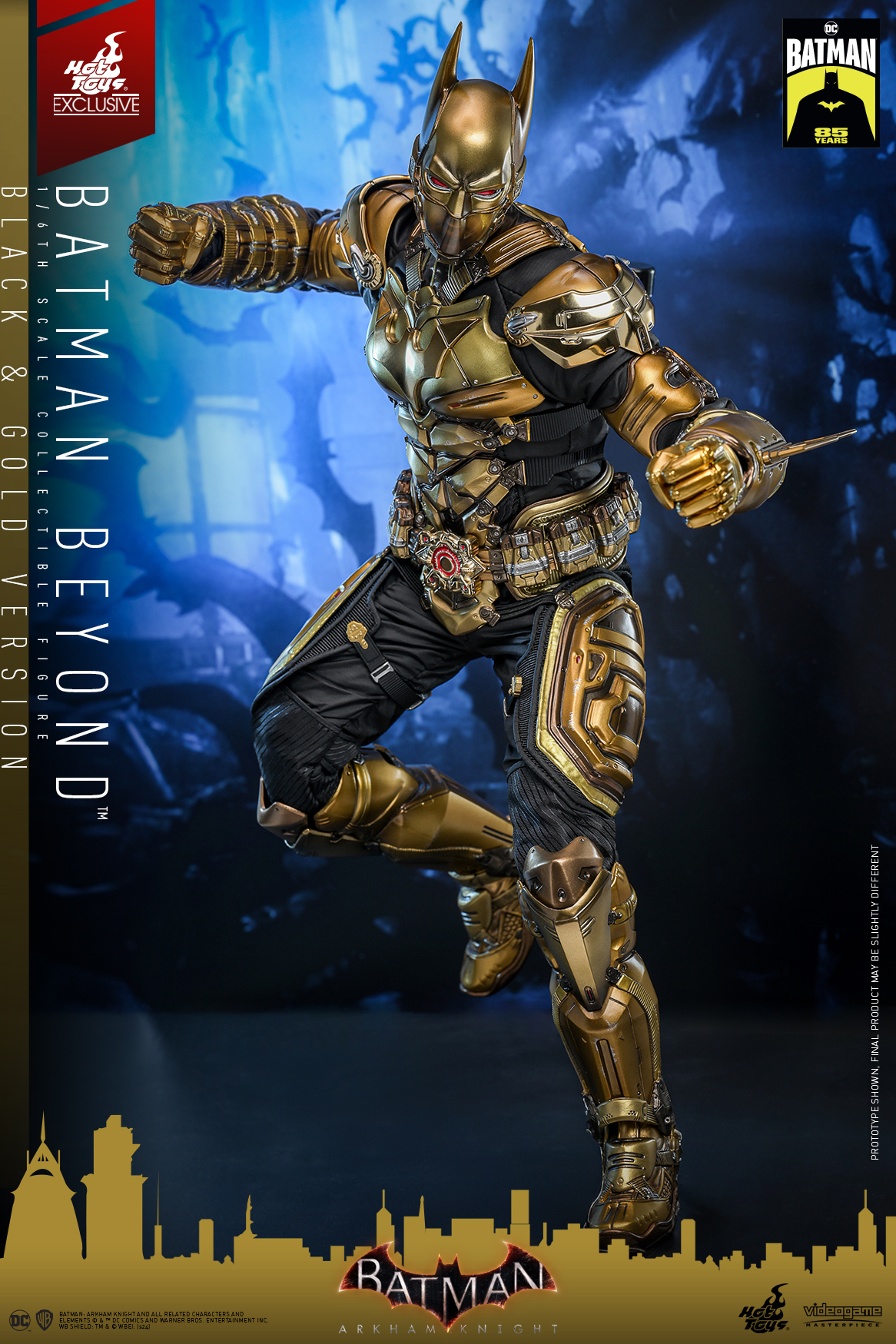 Hot Toys VGM64 Batman: Arkham Knight - Batman Beyond (Black & Gold Version) [Hot Toys Exclusive]