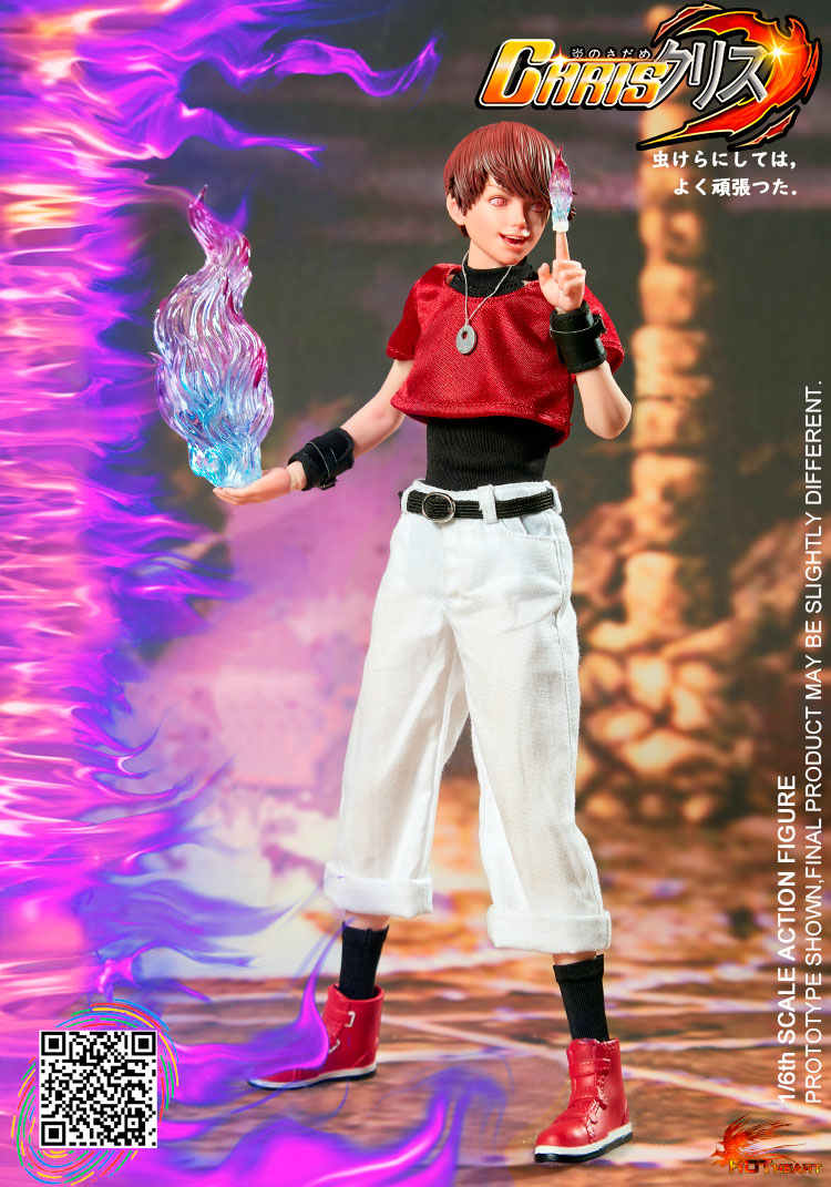 Hot Heart FD012B 1/6 Singer of the Hell Band - Chris (Awakening Version Red)