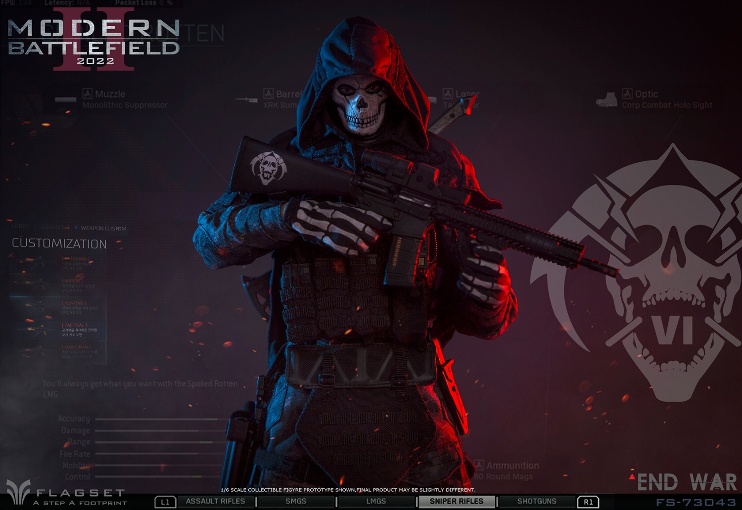 FLAGSET FS-73043 1/6 MODERN BATTLEFIELD 2022 II - GHOST