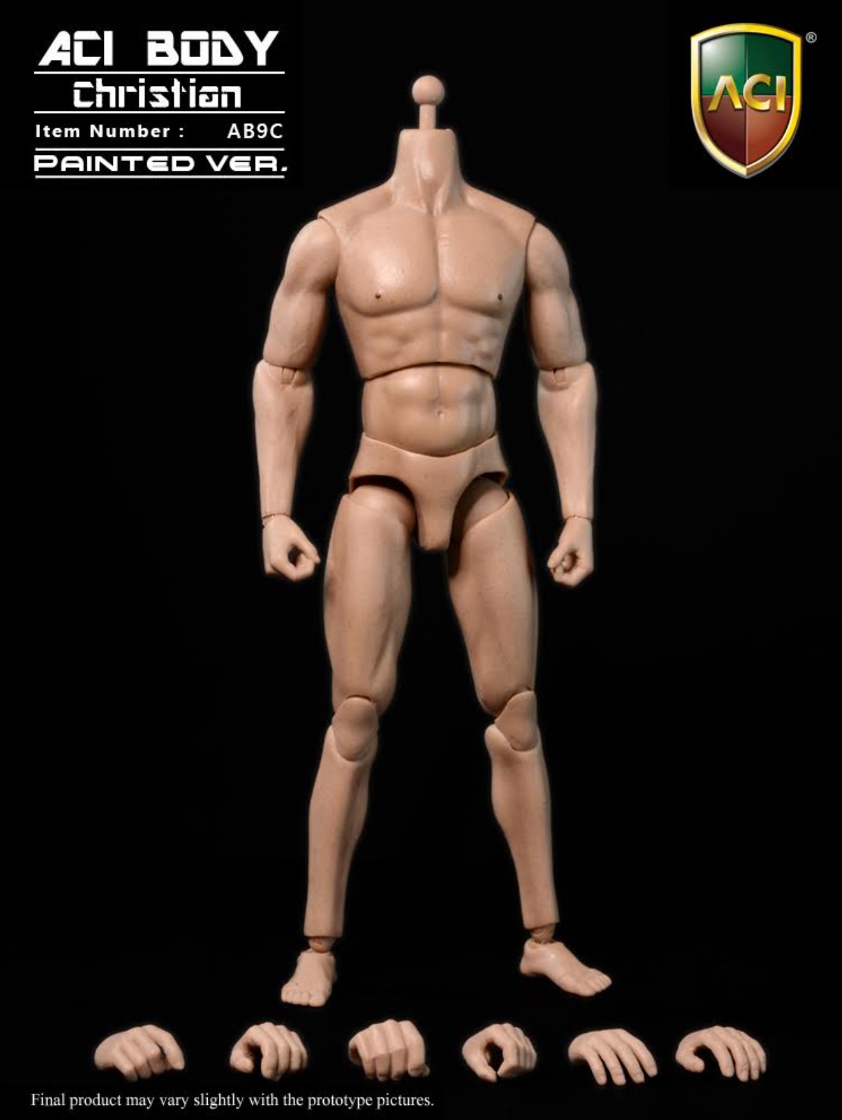 ACI Toys AB9C 1/6 Medium Built Body - Christian (Painted Ver.)