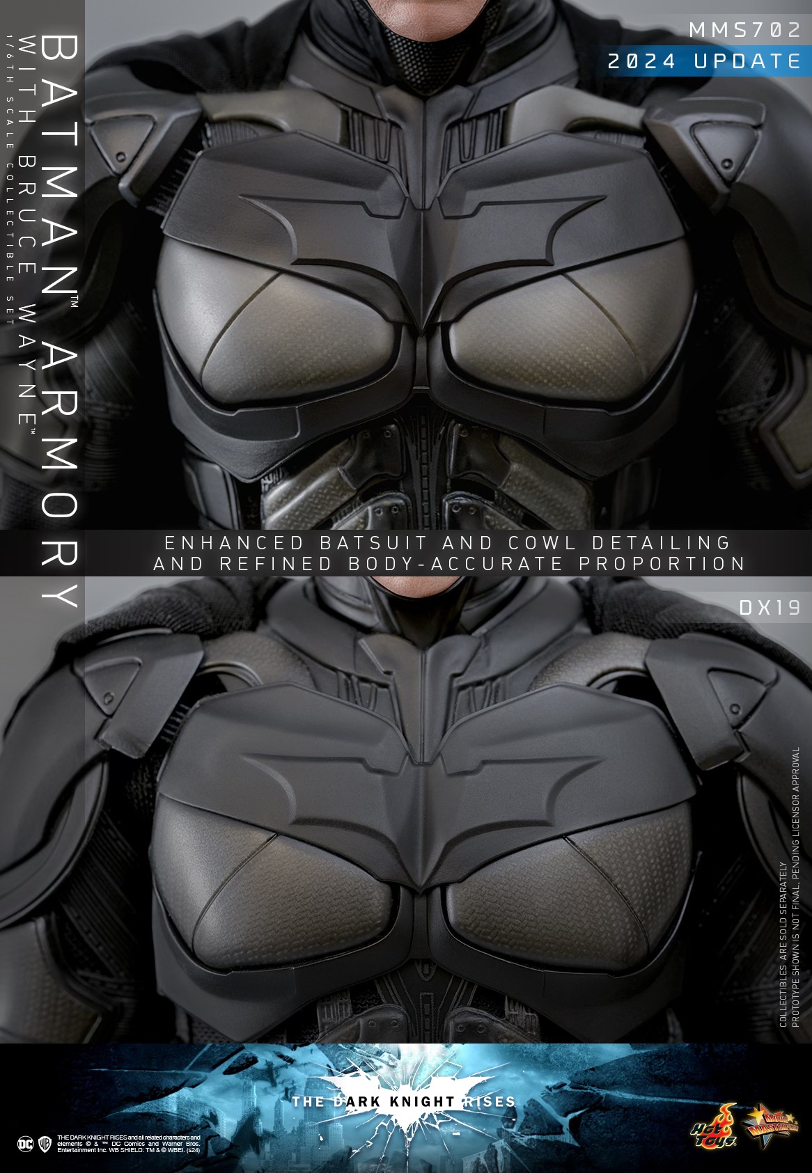 Hot Toys MMS702 1/6 The Dark Knight Rises - Batman Armory with Bruce Wayne