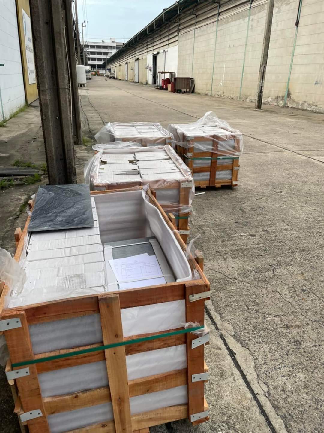 Silver Grey หินธรรมชาติ ลายสวยสุด