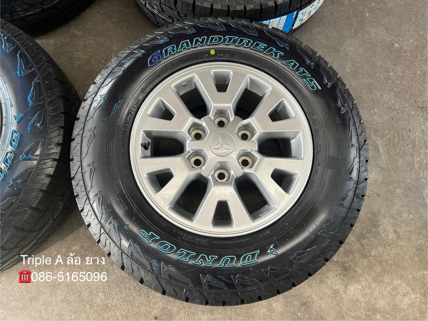 ✨ล้อแม็กพร้อมยางใหม่💯6รู139✨Mitsu Triton รุ่นใหม่ล่าสุด ขอบ 16💖ใหม่กริ๊บ💖