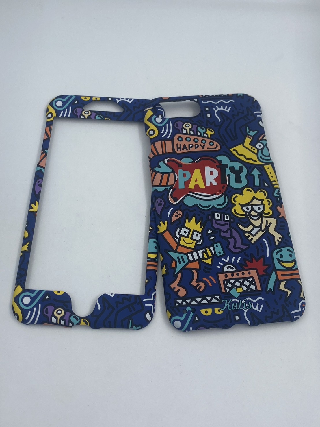 เคสคูทิส(Kutis)เคสไอโฟน7พลัส,8พลัส(ลายPARTY)มาใหม่ เคสประกบหน้า-หลัง เคสเรืองแสง เคสลายวินเทจ ร้านSuperhero Klongthom