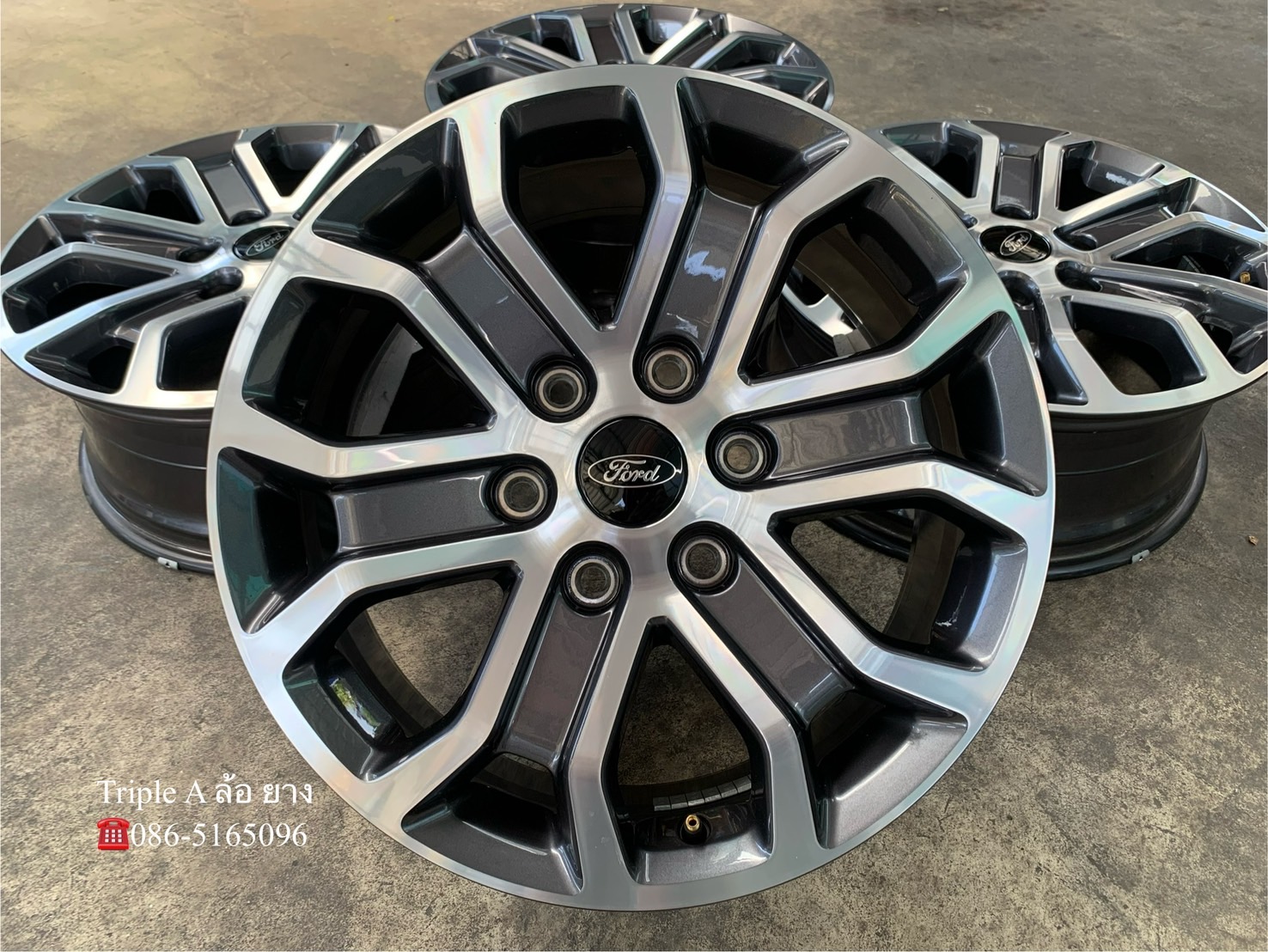 ✨ล้อแม็กป้ายแดง✨Ford Everest รุ่นใหม่ล่าสุด ขอบ 18 เทาหน้าเงา💖สวยกริ๊บ💖