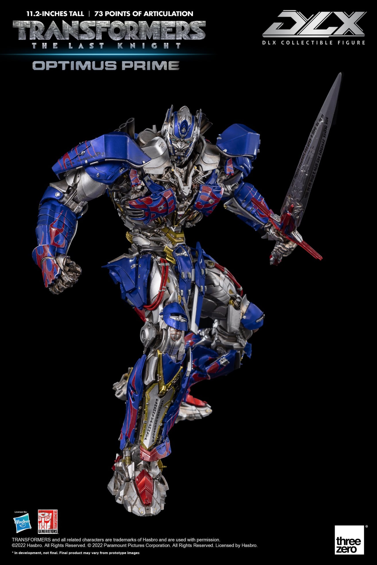 Threezero 3Z04570W0 DLX Transformers: The Last Knight - Optimus Prime