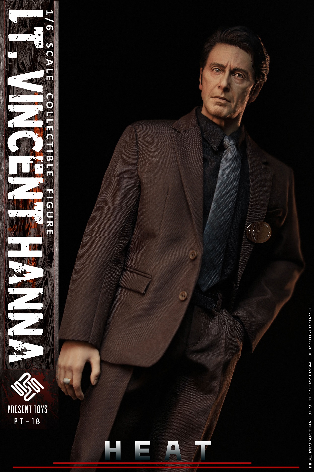 PRESENT TOYS PT-SP18 1/6 HEAT - Lt. Vincent Hanna