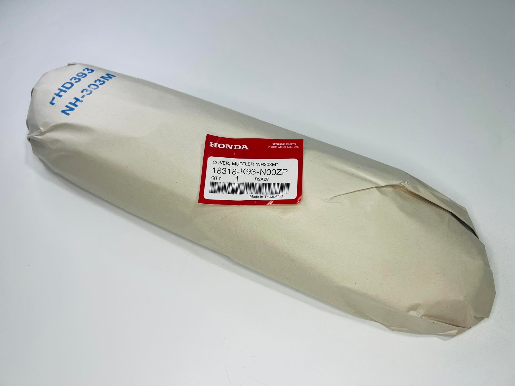 กันร้อนท่อสกูปปี้ไอ scoopy i 2017-2021 สีดำ แท้ศูนย์ รอ