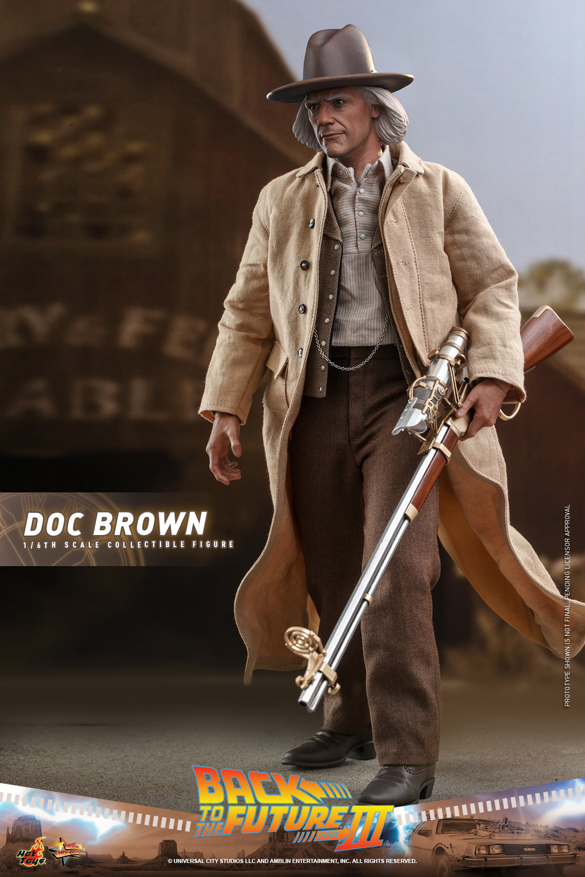 Hot Toys MMS617 1/6 Back to the Future Part III - Doc Brown