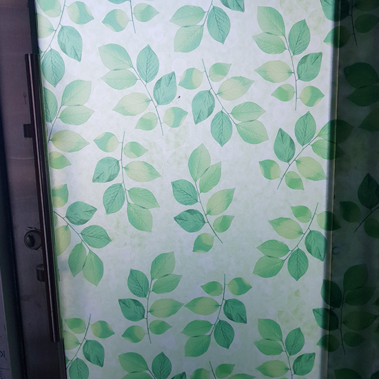 รุ่น 80026 สูญญากาศติดกระจกลายใบไม้ กว้าง 90 cm