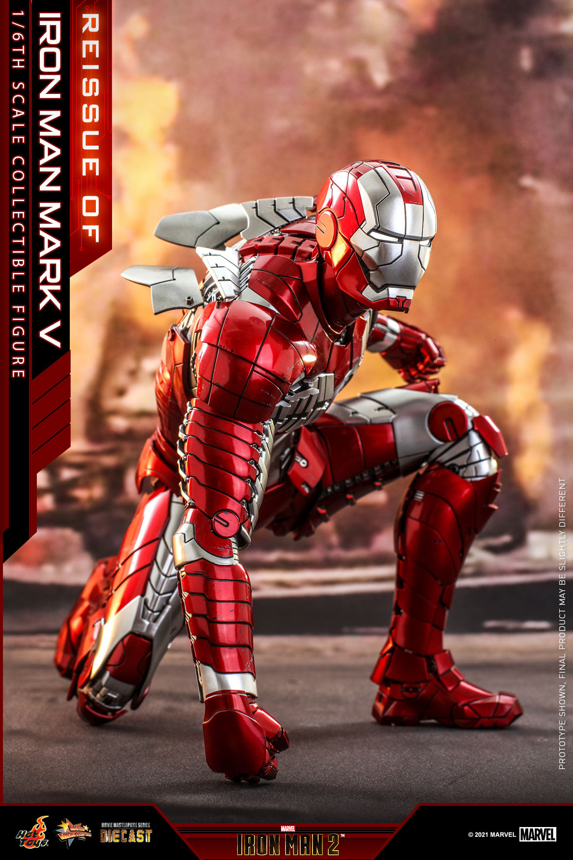Hot Toys MMS400D18 1/6 Iron Man 2 - Iron Man Mark V (Reissue)