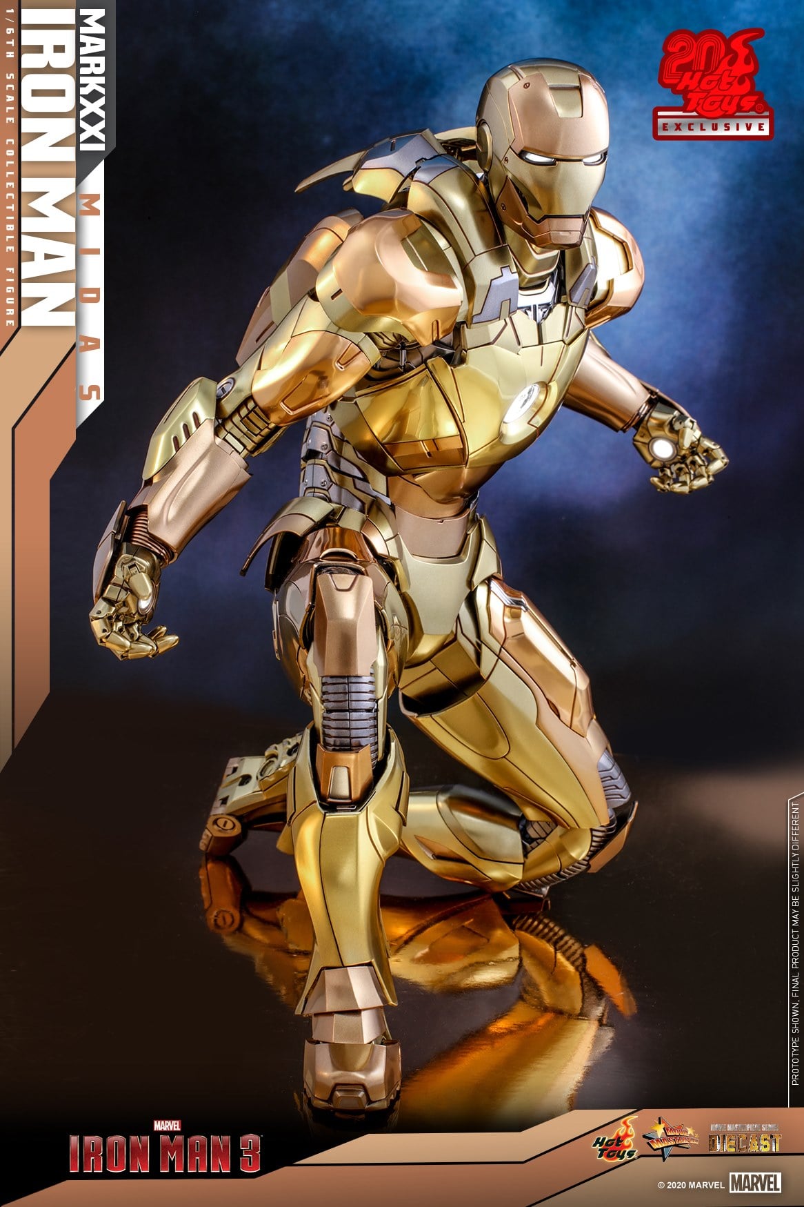 Hot Toys MMS586D36 Iron Man 3 - Iron Man Mark XXI (Midas) [Exclusive]