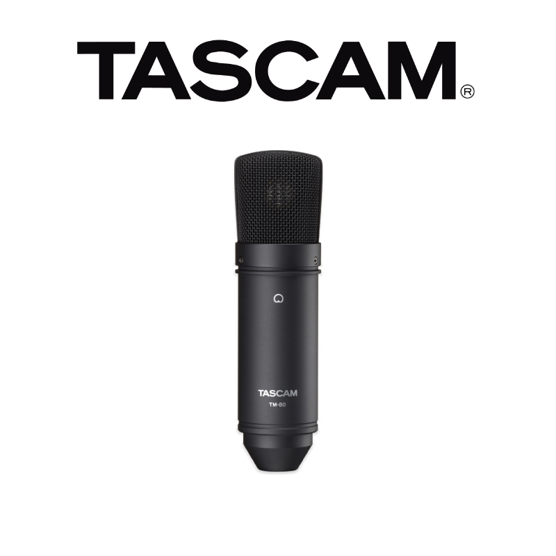 Tascam TM-80 ไมโครโฟนคอนเดนเซอร์ที่ออกแบบและสำหรับบันทึกเสียงคุณภาพ