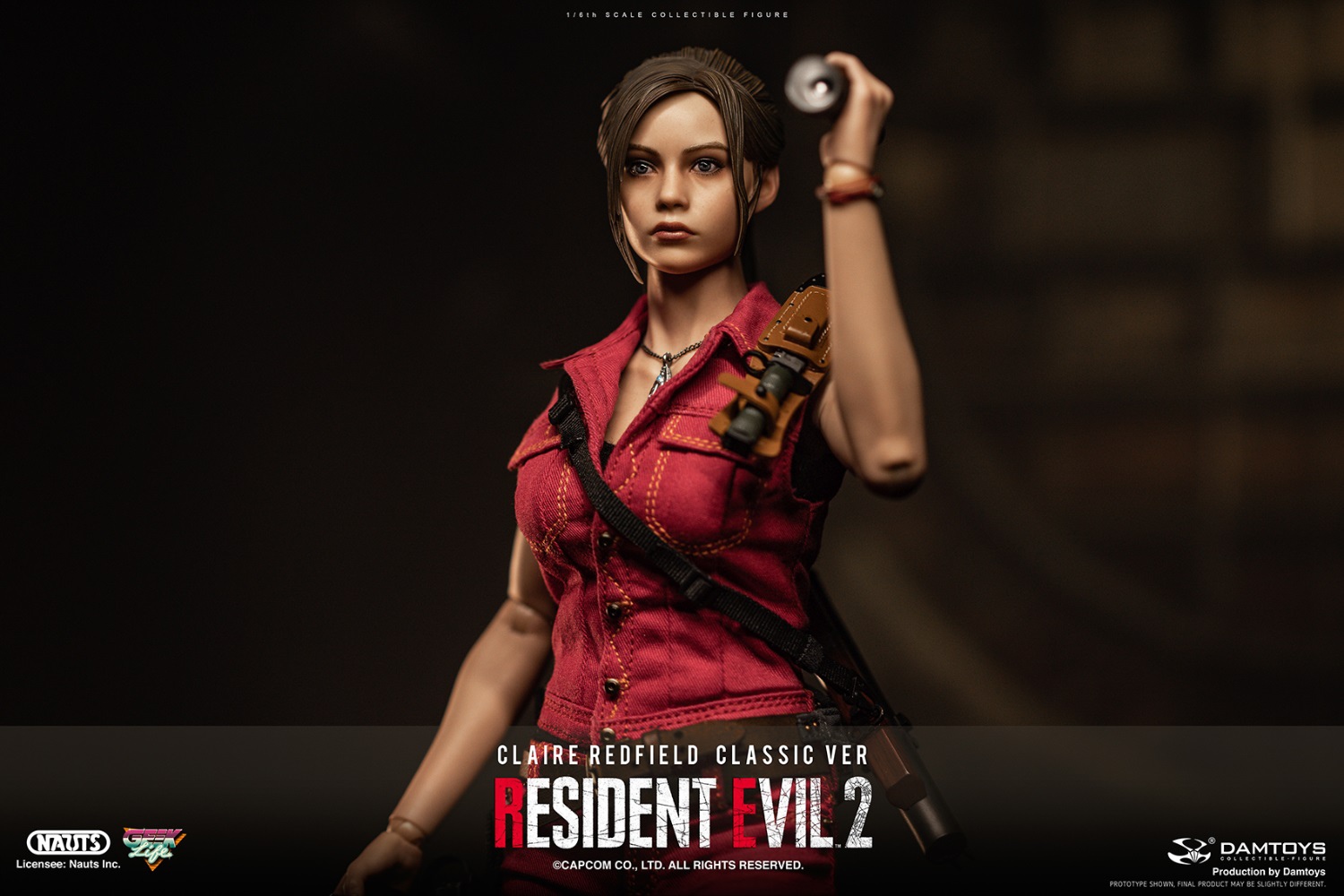 DAMTOYS DMS038 1/6 RESIDENT EVIL 2 - CLAIRE REDFIELD (CLASSIC VER)