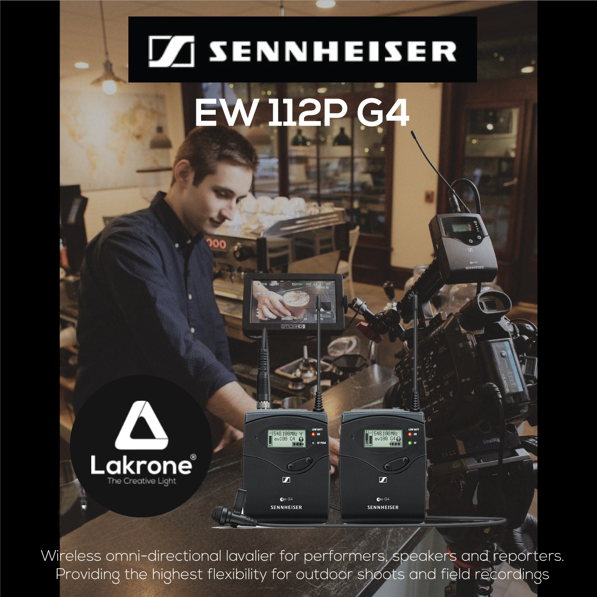SENNHEISER Wireless Microphone EW 112P G4 ไมโครโฟนไร้สาย