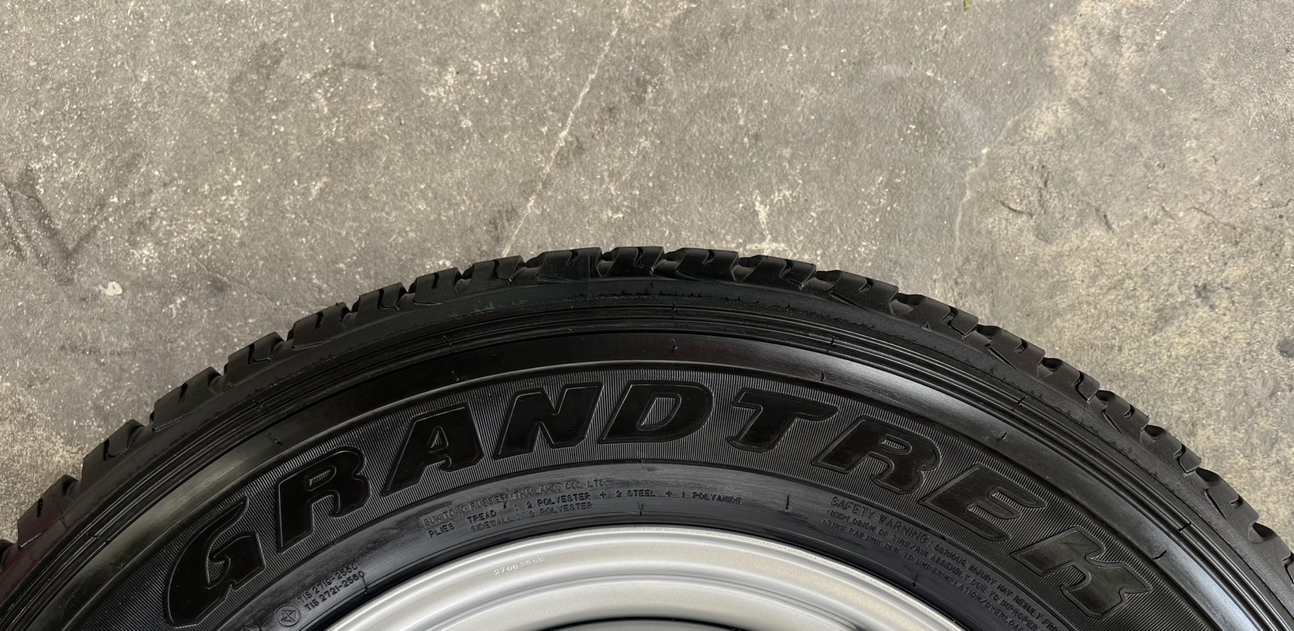 ✨ยางใหม่ป้ายแดง✨225-70-17 Dunlop💥ปี 25💥ใหม่กริ๊บ💖ถอดจาก🚗รถใหม่ป้ายแดง