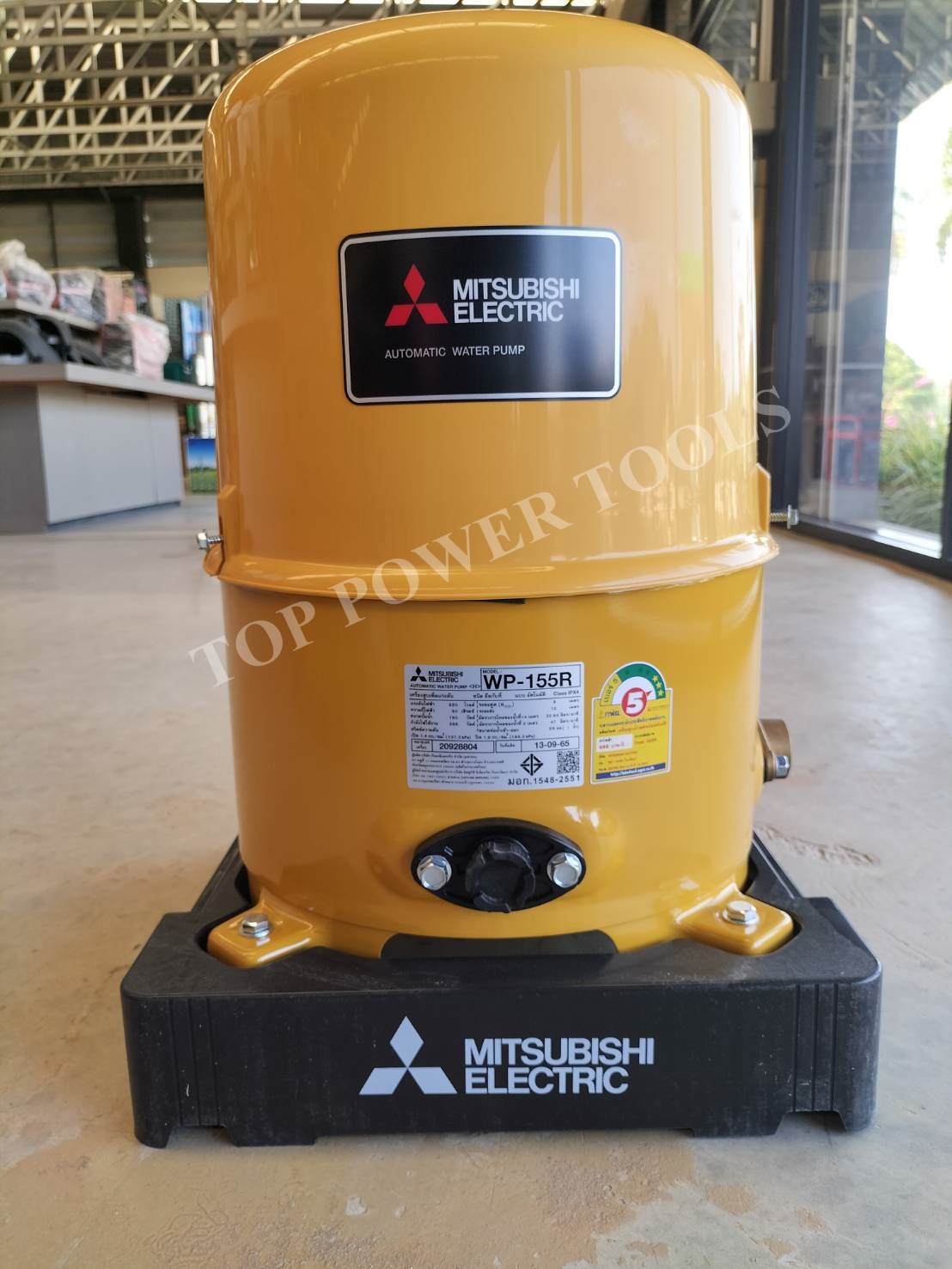 ปั๊มอัตโนมัติถังกลม WP-155R MITSUBISHI