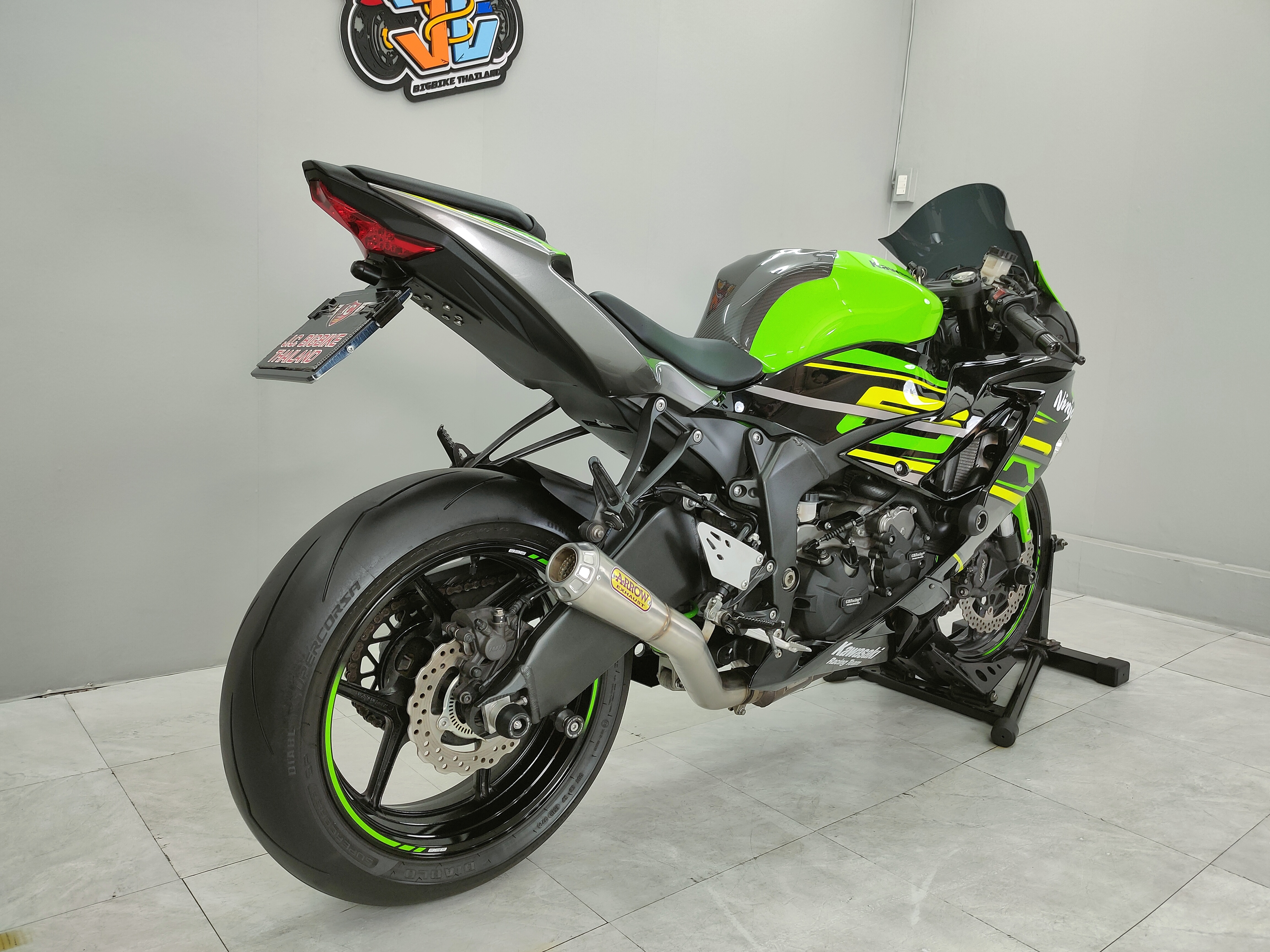 สีเด็ด สายเขียว เสียวทุกโค้ง 😁 KAWASAKI ZX6R จดปี 2019 ทรงโคตรดีสวยใสไร้รอย‼️