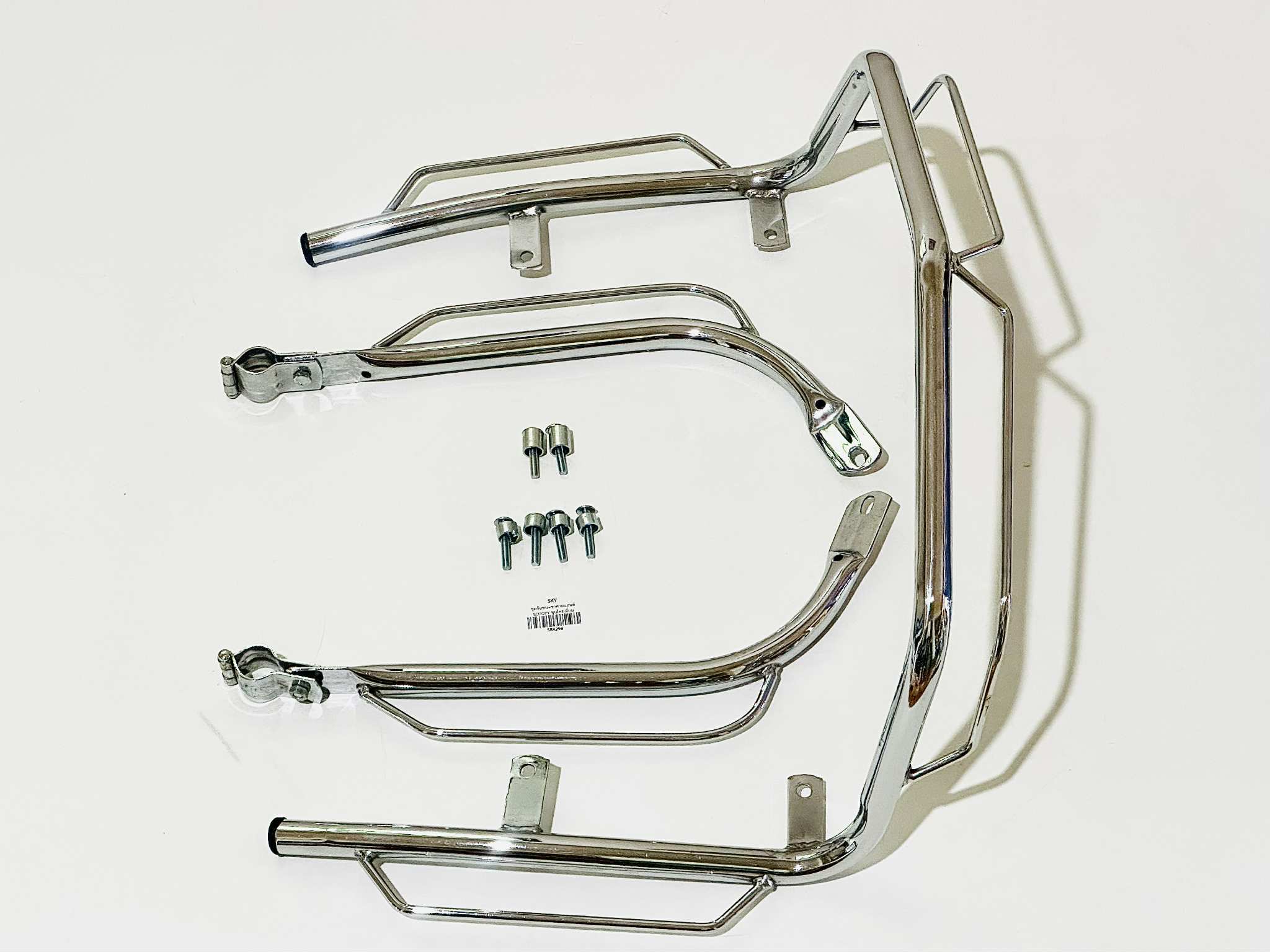 ชุดกันชน+ขาดามแฮนด์ scoopy i เหล็กชุบ B47